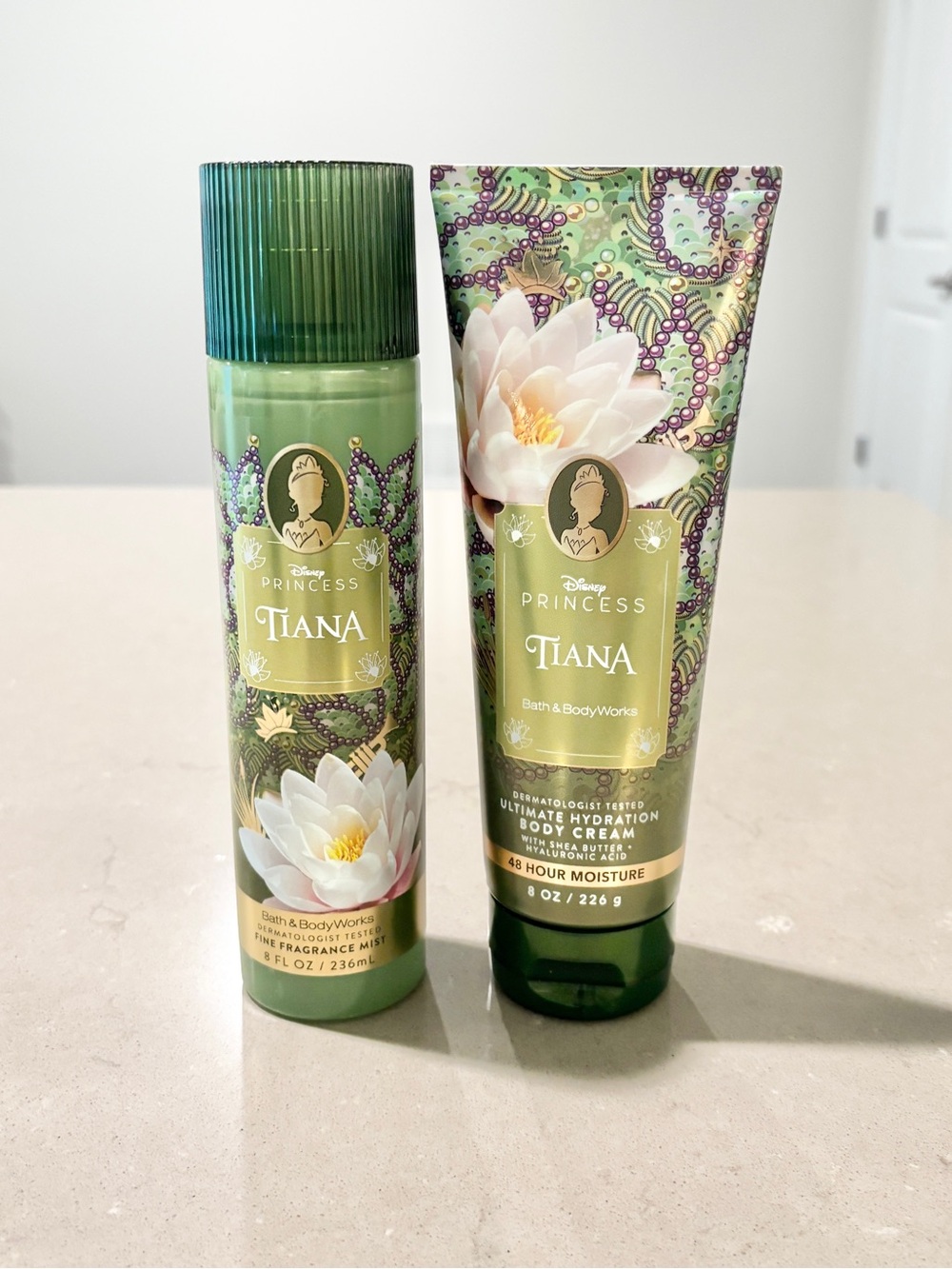 Bath & Body Works Disney Princess Tiana 2 Piece Body Care Gift Set